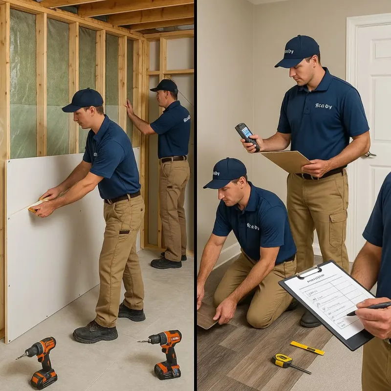 Repairs and Reconstruction process in West Blocton, AL