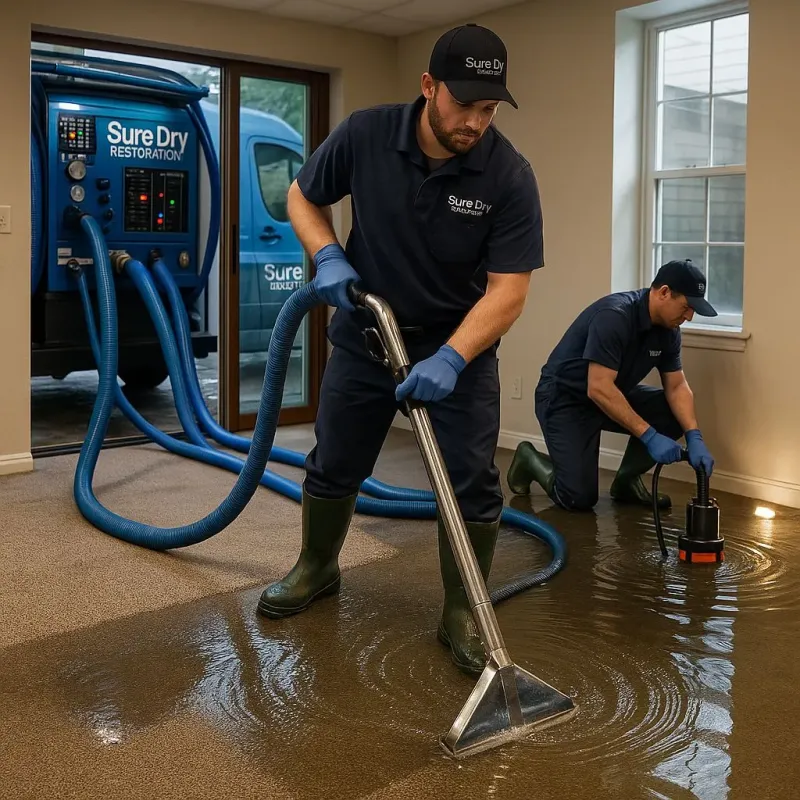 Water Extraction and Removal process in West Blocton, AL